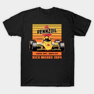 Rick Mears 1984 80s Retro T-Shirt